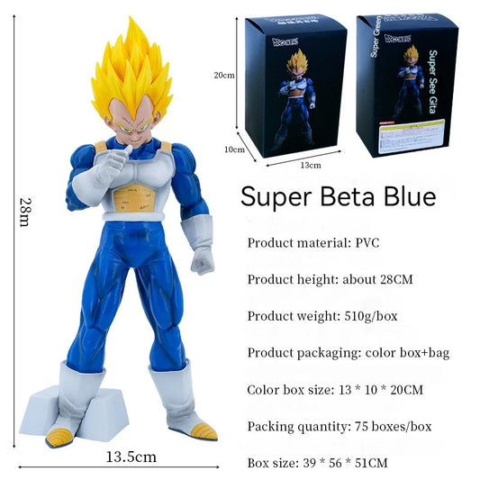 Dragon Ball Rewards Gk Speed Party Super Vegeta Standing Posture Yellow Hair Blue Hair Saiyan Figurine Model Ornament Doll Gift