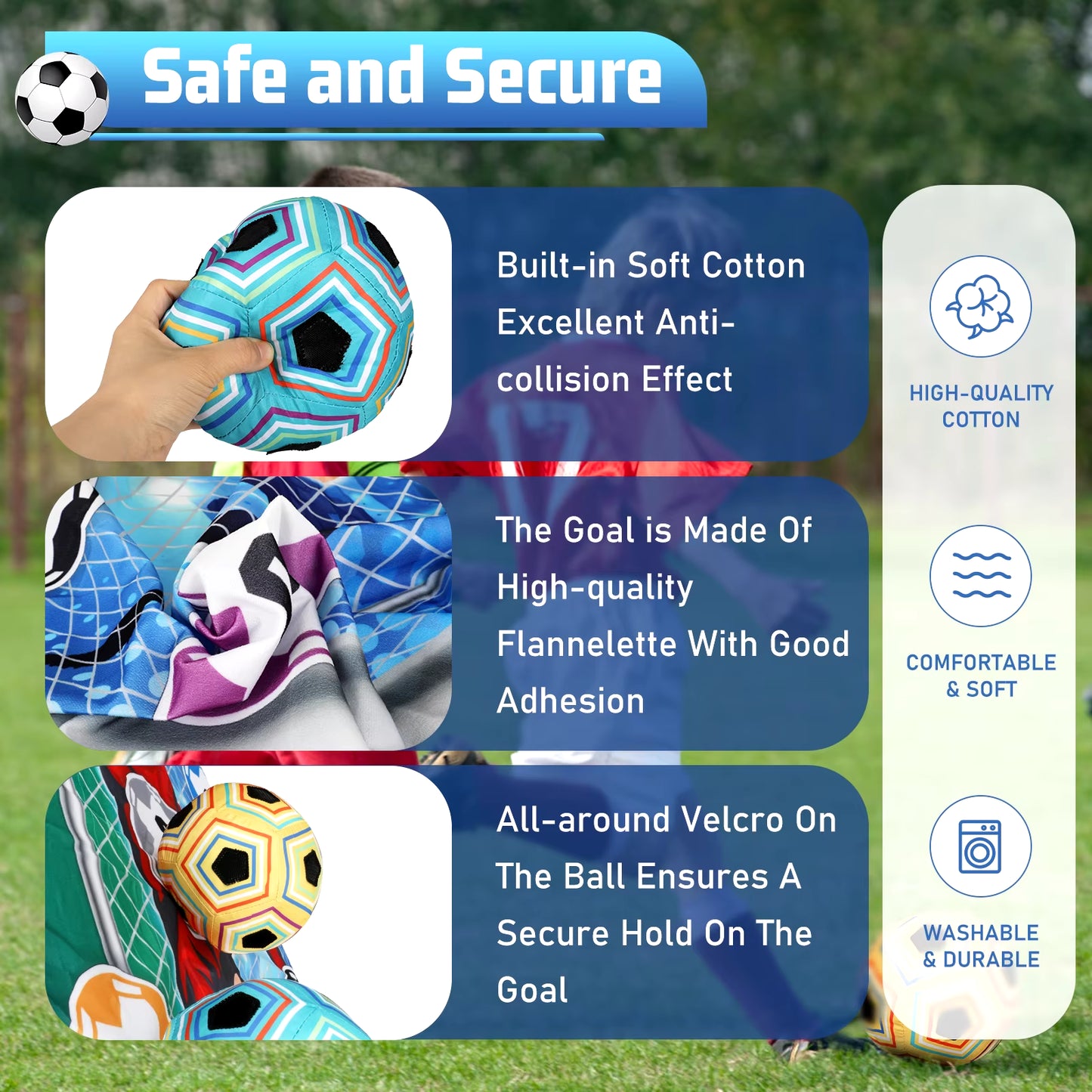 Ultimate Foldable Soccer Game Set for Kids - Indoor & Outdoor Fun for Ages 3-8!