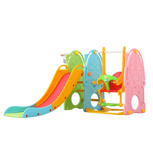 Kidkid Colorful Toddler Swing and Slide Playset - Perfect for Indoor & Outdoor Fun Ages 1-5!