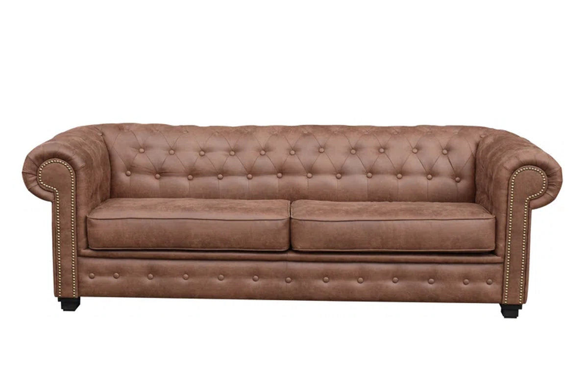 Haverly 3 Seater Chesterfield Fold Out Sofa Bed