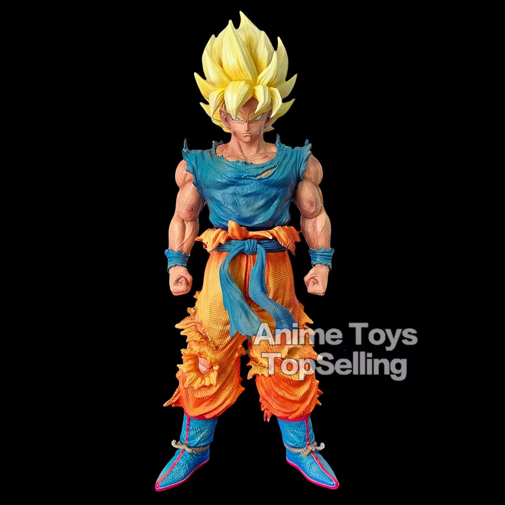 27-28Cm Anime Dragon Ball Figure Super Saiyan Goku Action Figure Pvc Statue Collection Model Toys for Children Gifts