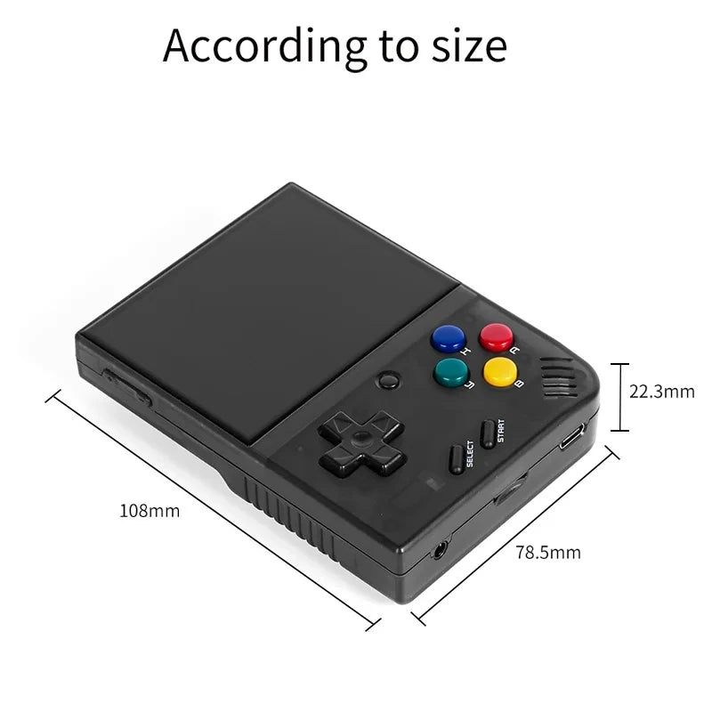 Mini Plus Retro Handheld Game Console V2 - 3.5-Inch IPS Screen, Classic Gaming on the Go!