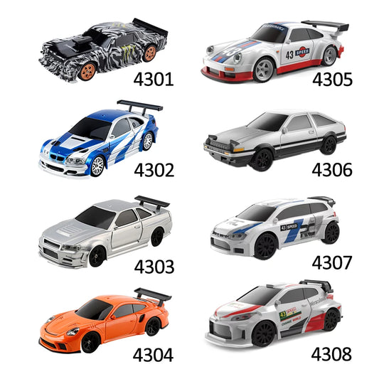 High-Speed 1/43 RC Drift Car - 2.4G Mini Remote Control Off-Road Racing Vehicle