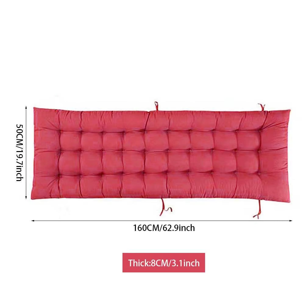 【】Sun Lounger Cushion Pad Garden In/Outdoor Recliner Chair Seat Pads
