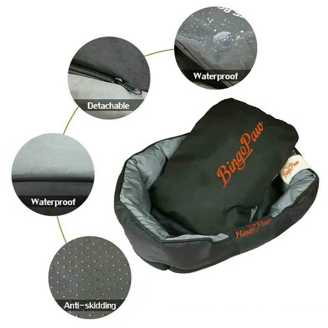Ultimate XXL Waterproof Orthopedic Dog Bed - Extra Large, Washable Pet Mat with Cozy Pillow Design for Maximum Comfort