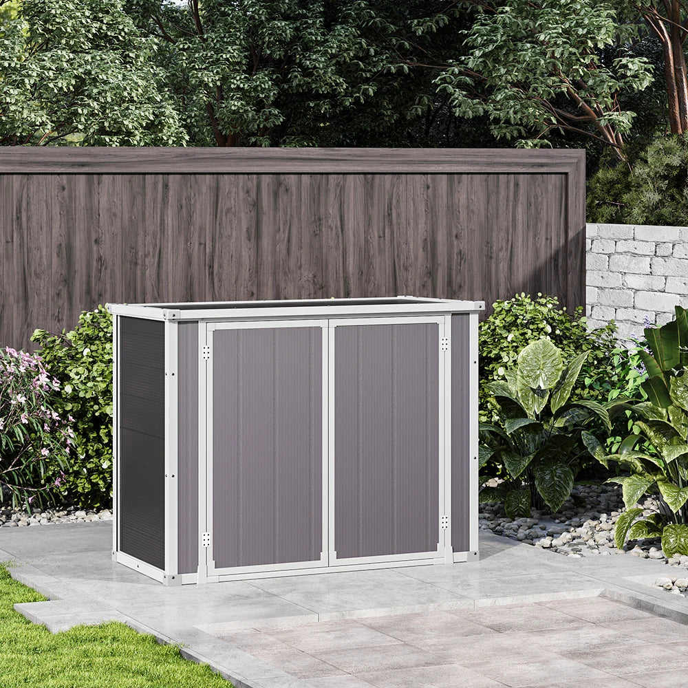 Garden Tool and Bicycle Storage Shed