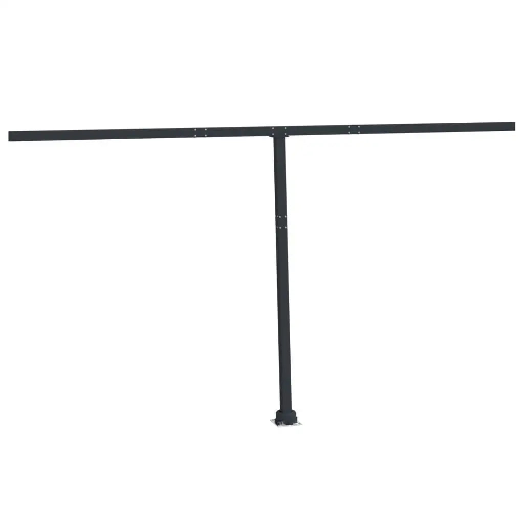 450X245 Cm Iron Awning Set in Anthracite - Durable & Stylish Outdoor Solution