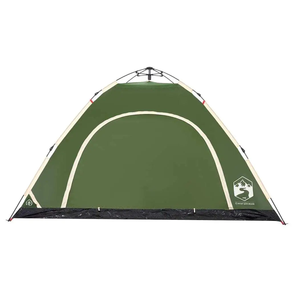 Spacious 5-Person Quick-Setup Green Camping Tent - Lightweight & Durable!