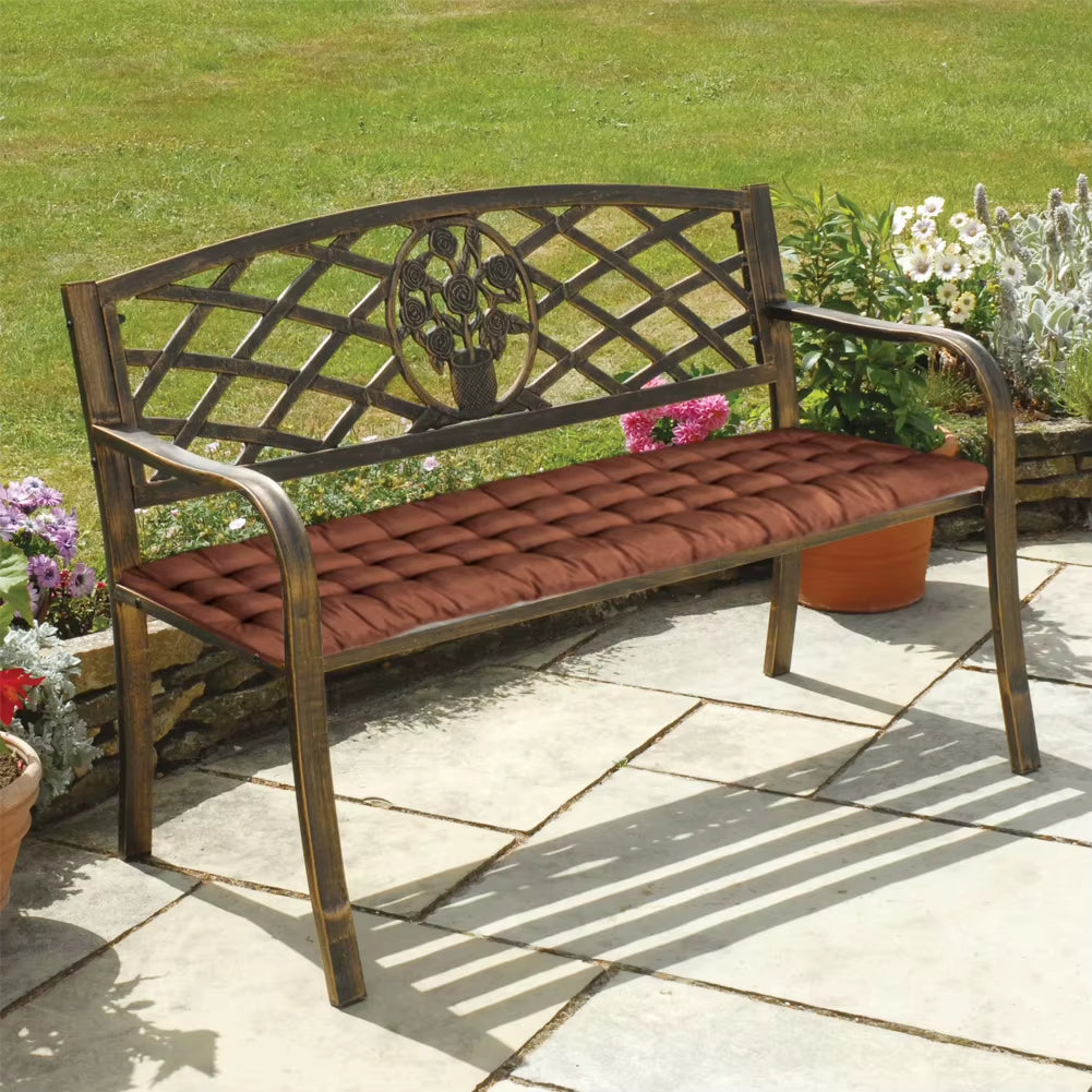 【】Sun Lounger Cushion Pad Garden In/Outdoor Recliner Chair Seat Pads