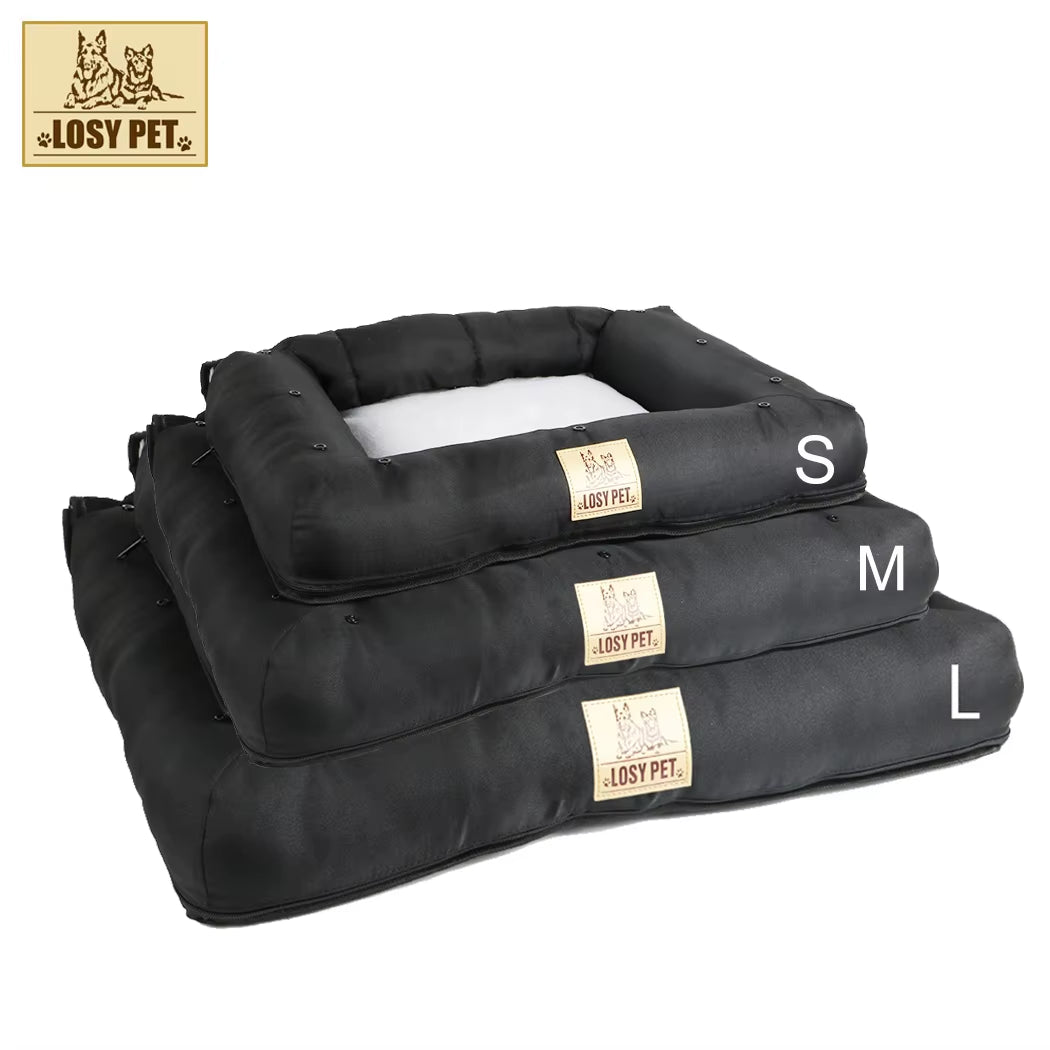 Ultimate Pet Safety Car Seat Carrier - Travel Booster Bed for Dogs and Cats