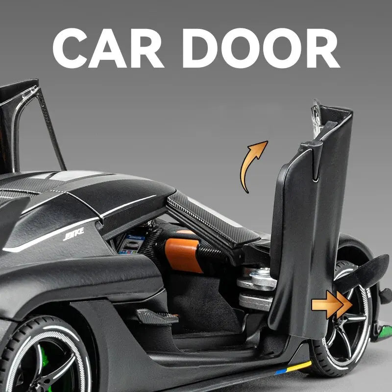 Stunning 1:24 Scale Pagani Alloy Supercar Model 