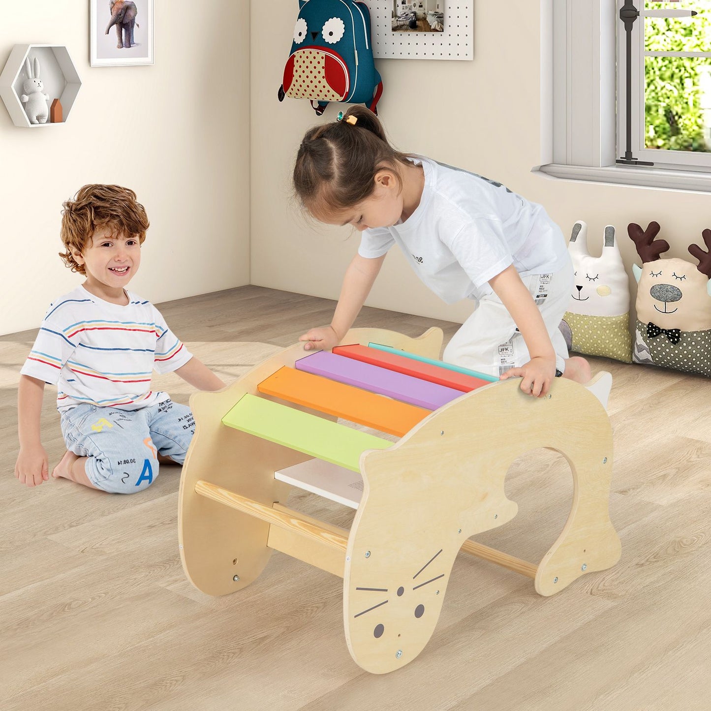 3-In-1 Climbing Toy Set for 3-14 Years Old Toddlers