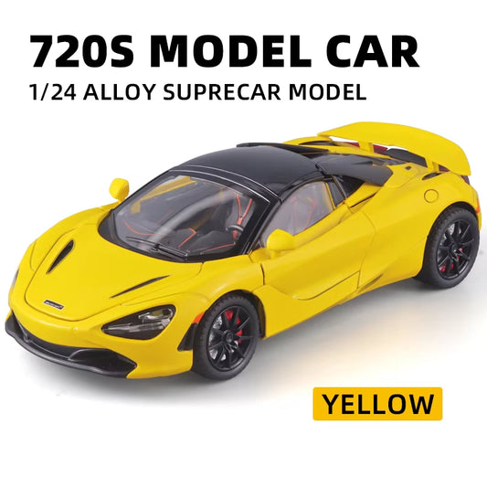 Mclaren 720S 1:24 Diecast Model Car with Sound & Light - Perfect Gift for Boyfriends and Kids!