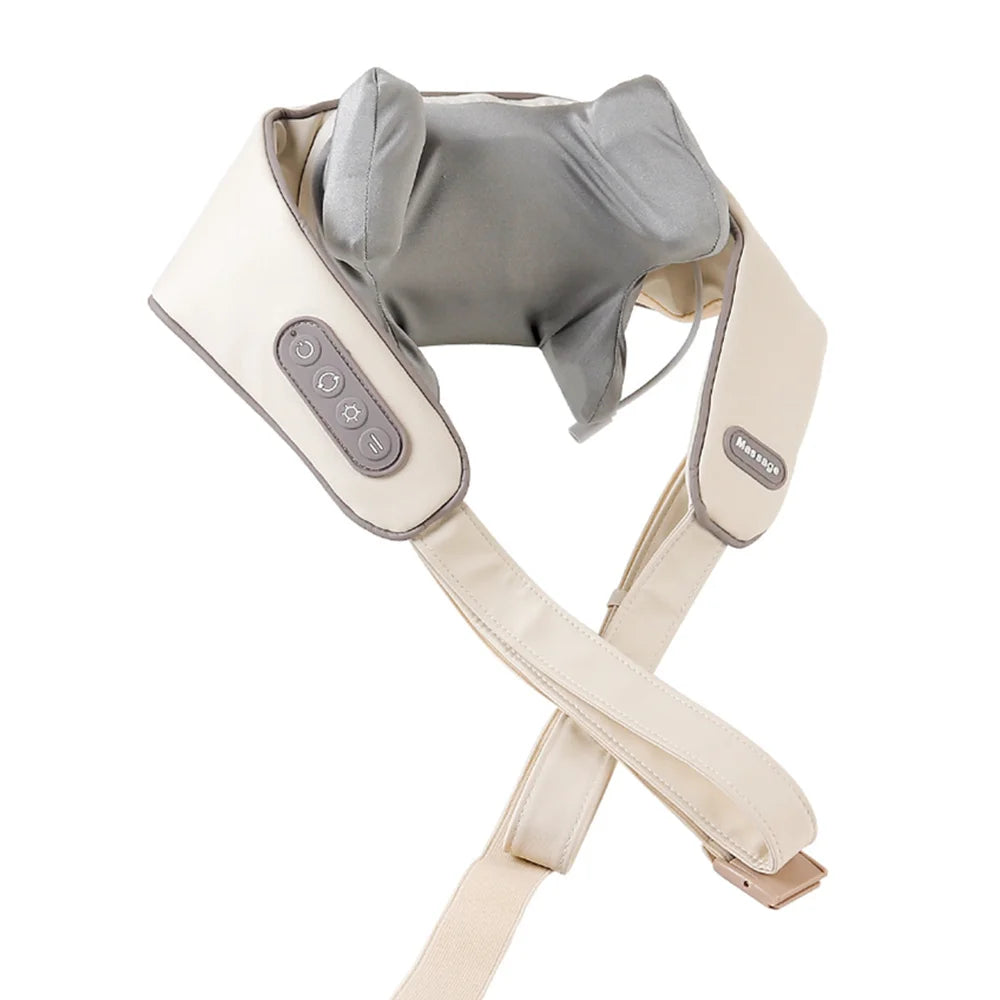 Wireless Neck and Back Massager for Cervical and Trapezius Relaxation