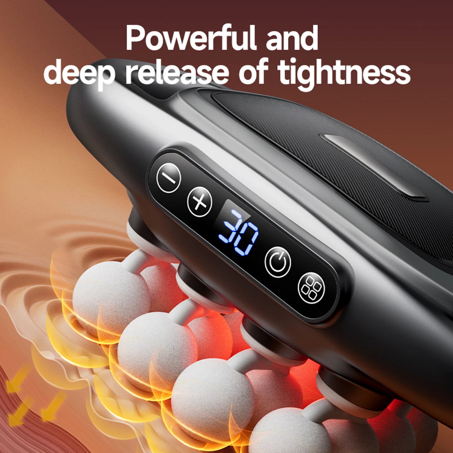 Massager Gun Set Deep Tissue Body Fitness Muscle Electric Relax Massager for Back Shoulders Legs Foot 16 Heads