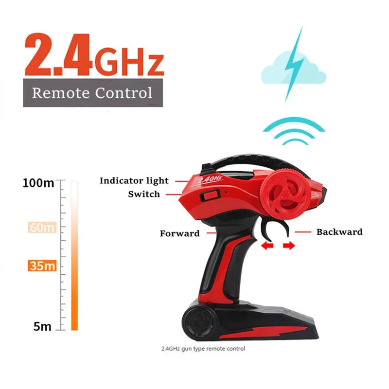 4WD Off-Road RC Car - 1:12 & 1:16 Scale Remote Control Buggy for Kids - 2.4G Radio Control Truck