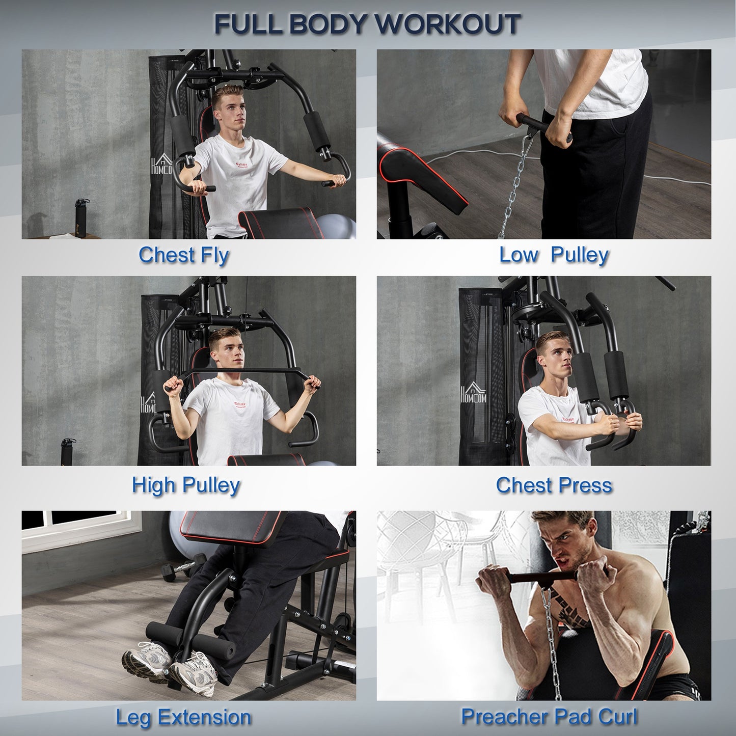 Transform Your Home Gym: Multi Gym with 45Kg Weight Stack