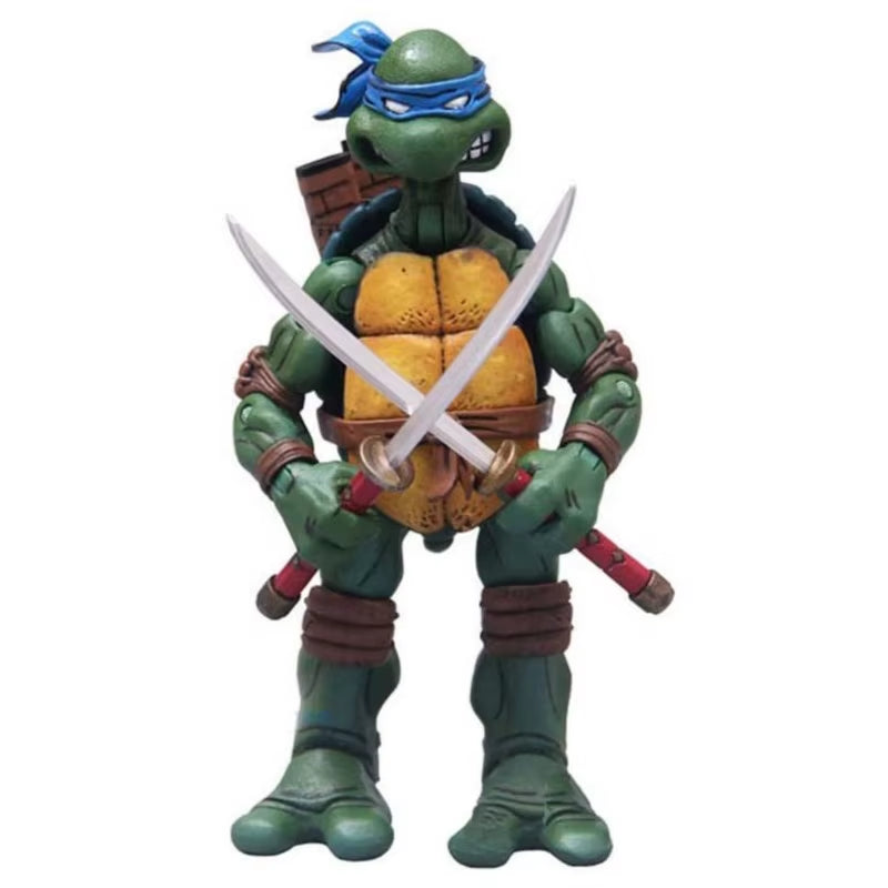 NECA Teenage Mutant Ninja Turtles Anime TMNT Action Figure Collection Doll Model Birthday Gift for Kids 4Pcs/Set