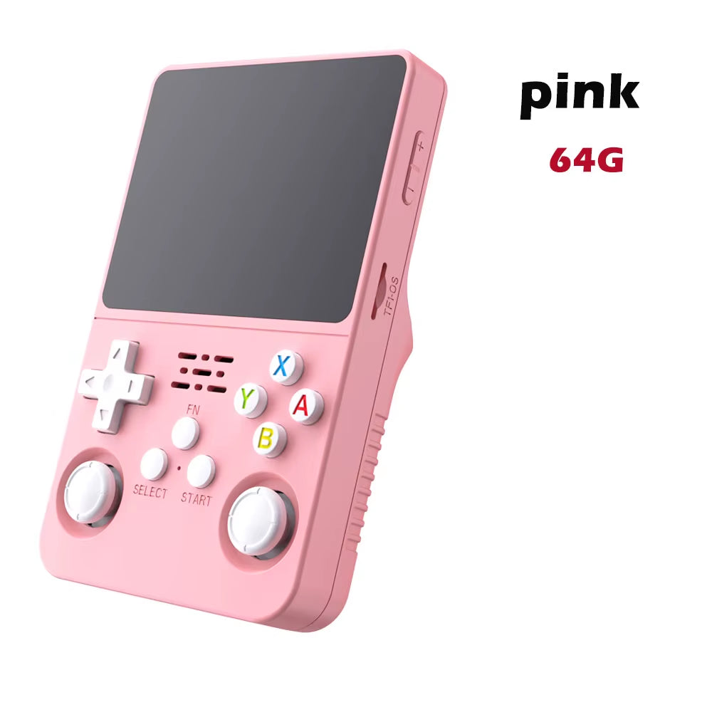 Ultimate Open Source R36S Retro Handheld Game Console - 3.5" IPS Screen, Portable with 64GB Game Library!