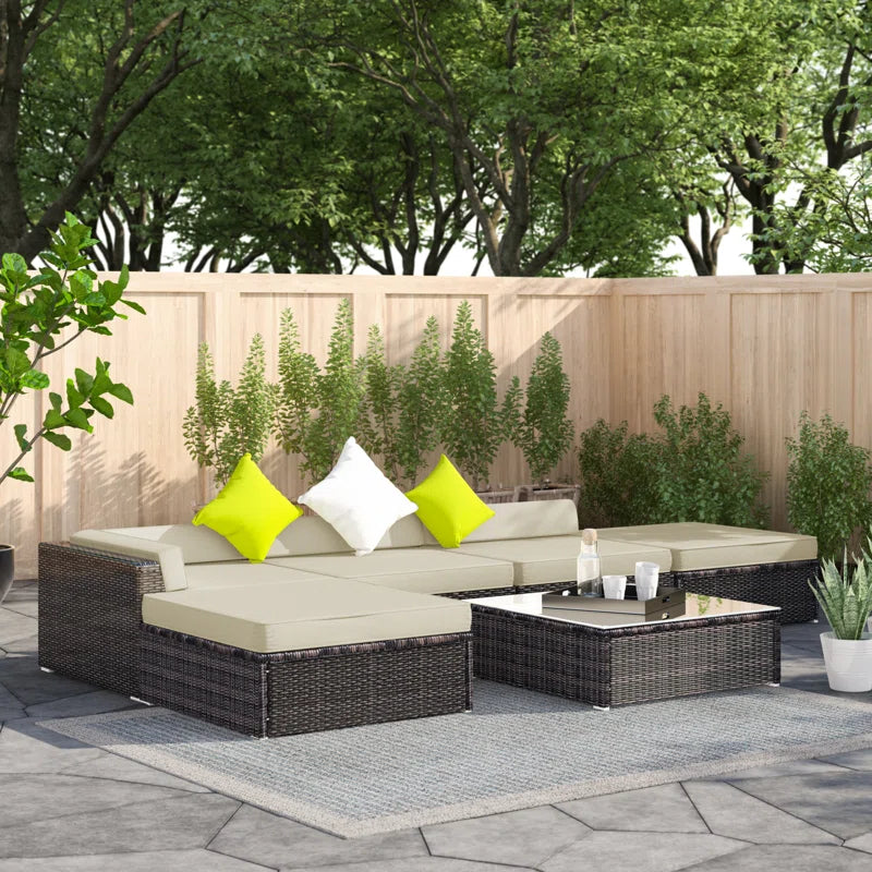 Normandy 5 - Person Seating Group with Cushions