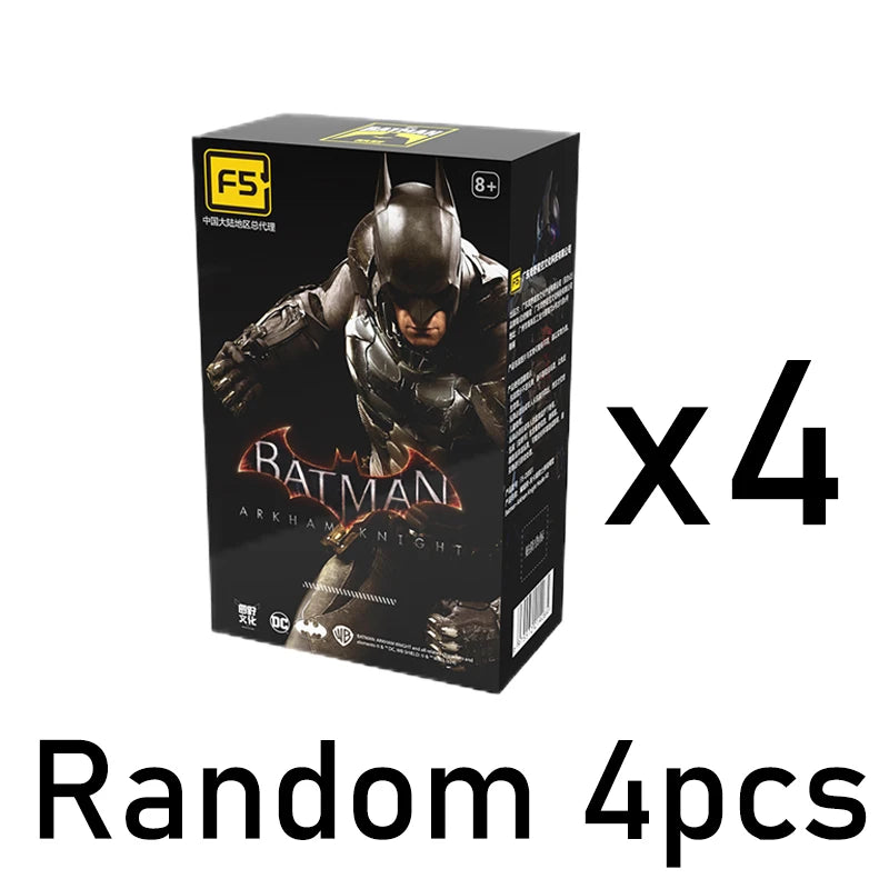 F5 Batman Arkham Knight Blind Box Action Figures - Collectible 10cm Models, 7 Unique Styles, Perfect Gift for Boys!