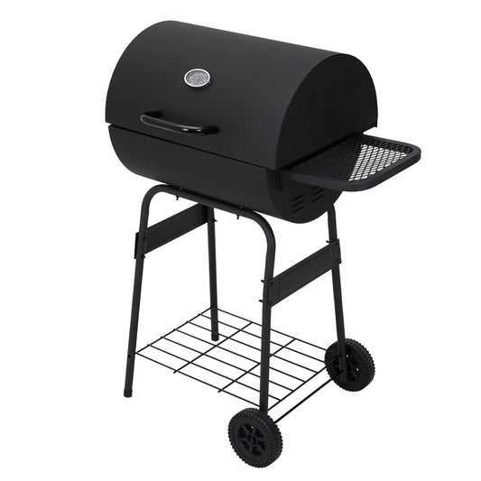 Ultimate Portable Charcoal BBQ Grill - Lid & Wind-Resistant Design for Perfect Outdoor Cooking