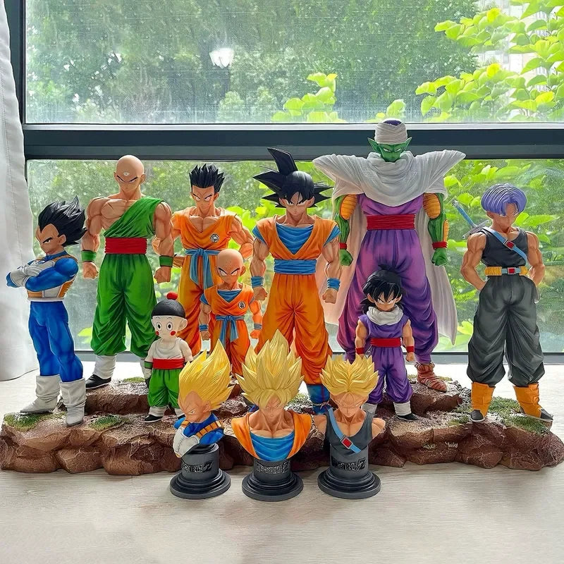 Dragon Ball 34Cm Infinite Z Warrior Complete Set Wukong Wufan Beijita Handmade Statue Model Gk Handmade Gift Scene Ornament Toy
