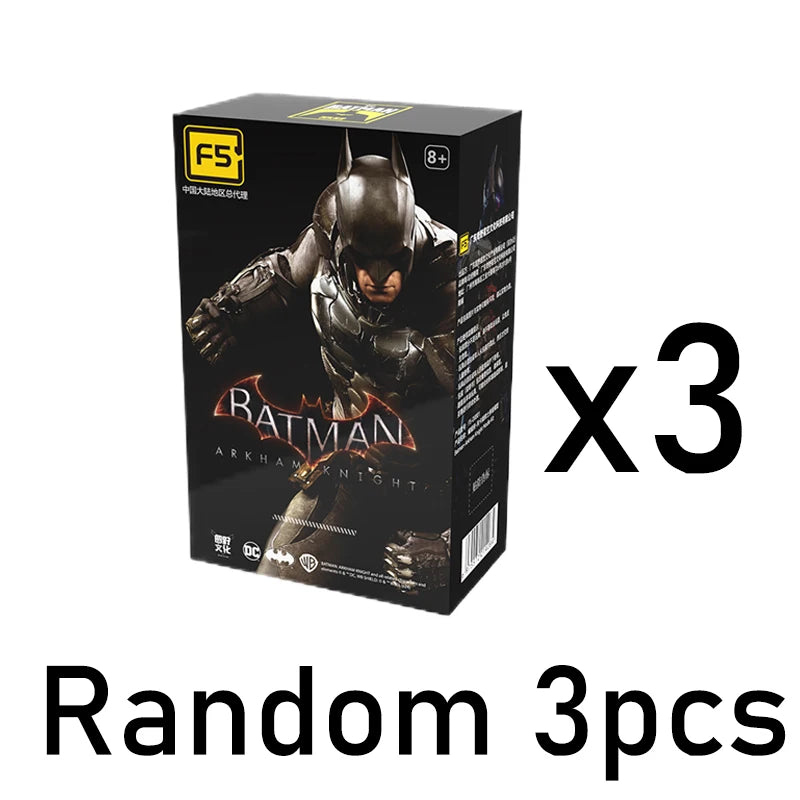 F5 Batman Arkham Knight Blind Box Action Figures - Collectible 10cm Models, 7 Unique Styles, Perfect Gift for Boys!