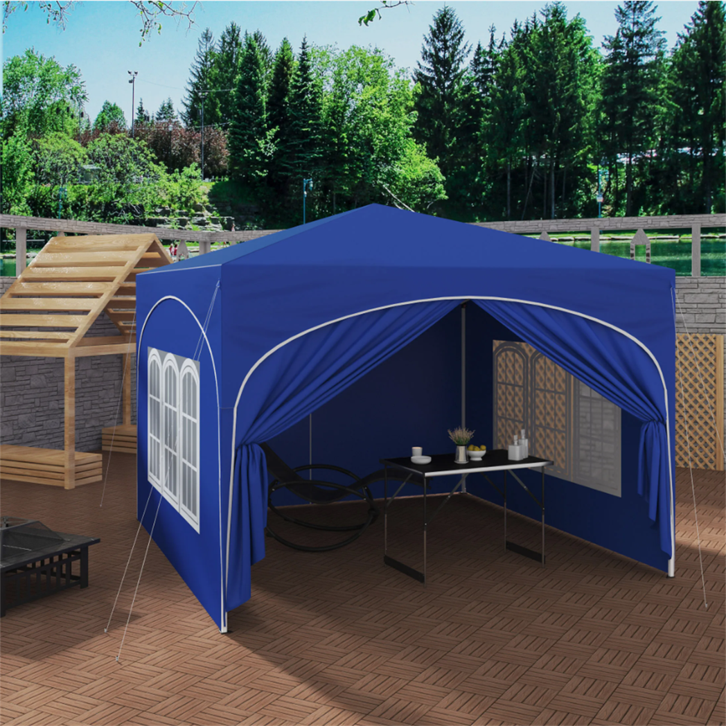 3x3m Portable Party Tent - Waterproof Gazebo with UV Protection & Stability