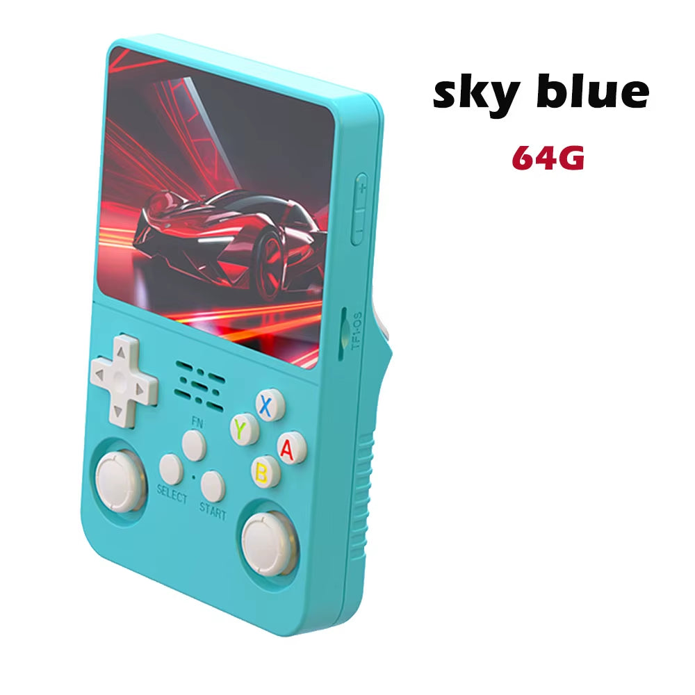 Ultimate Open Source R36S Retro Handheld Game Console - 3.5" IPS Screen, Portable with 64GB Game Library!