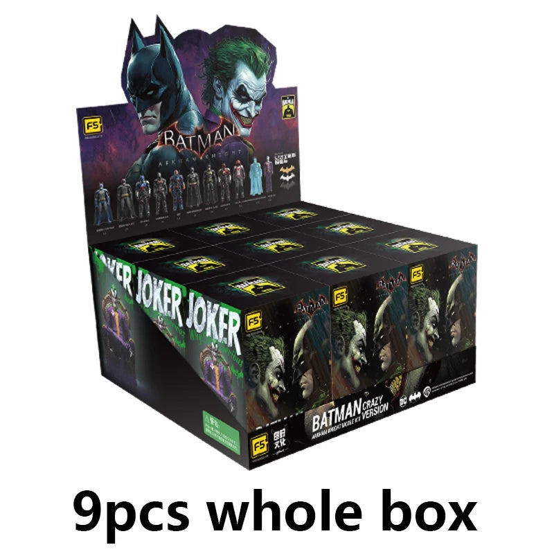 F5 Batman Arkham Knight Blind Box Action Figures - Collectible 10cm Models, 7 Unique Styles, Perfect Gift for Boys!