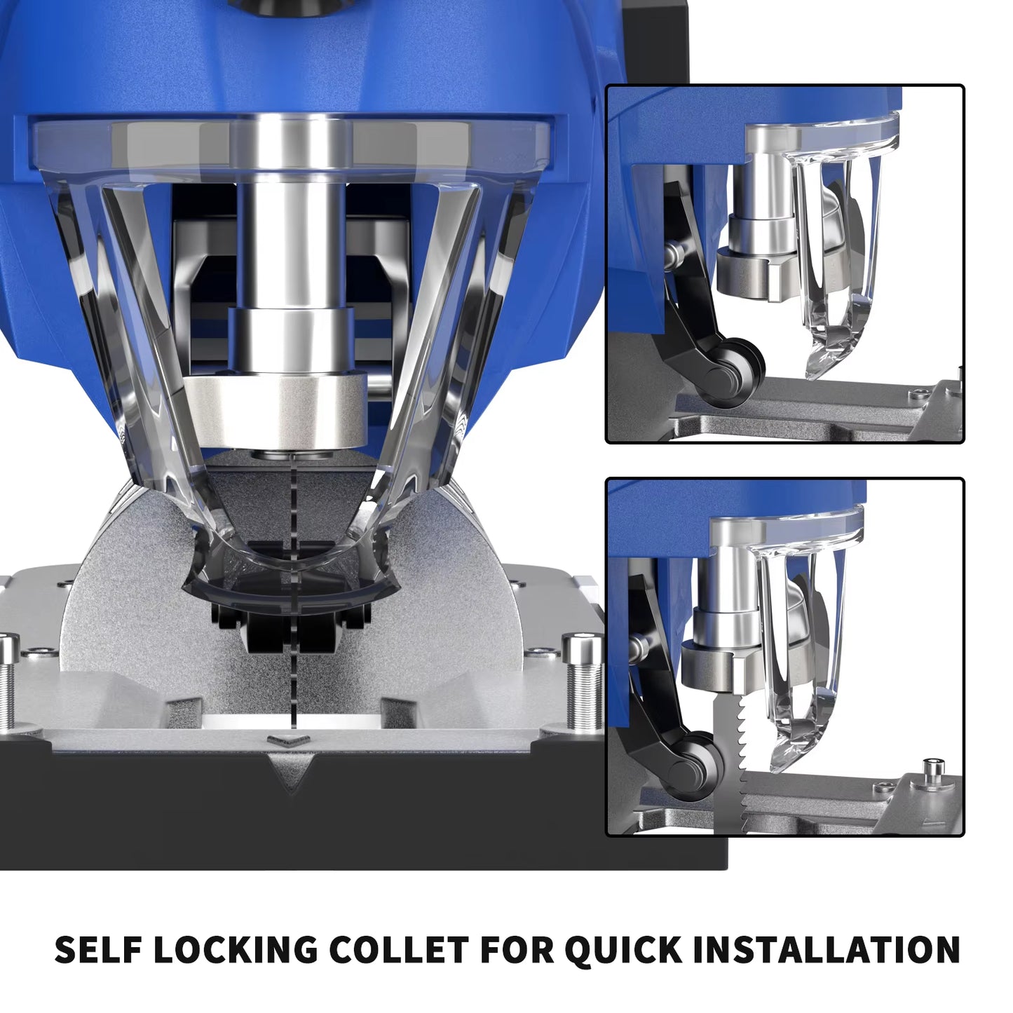 Powerful 1500W Electric Jigsaw with Laser Guide - 6 Speed Settings, Cuts 100mm Wood & 10mm Metal at 45° Angle!