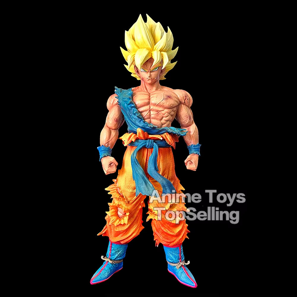 27-28Cm Anime Dragon Ball Figure Super Saiyan Goku Action Figure Pvc Statue Collection Model Toys for Children Gifts