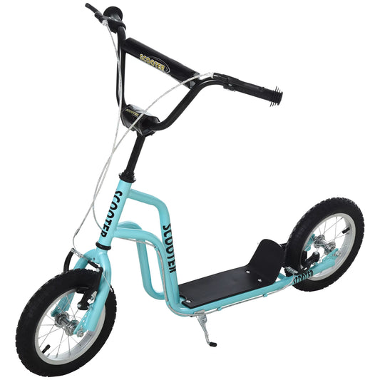 75-80Cm Kids Kick Scooter W/ Adjustable Handlebar Inflatable Wheels