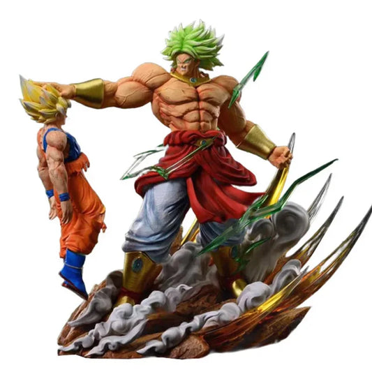 Epic Dragon Ball Broly vs Son Goku 20cm PVC Action Figure - Perfect Collectible Statue & Gift!