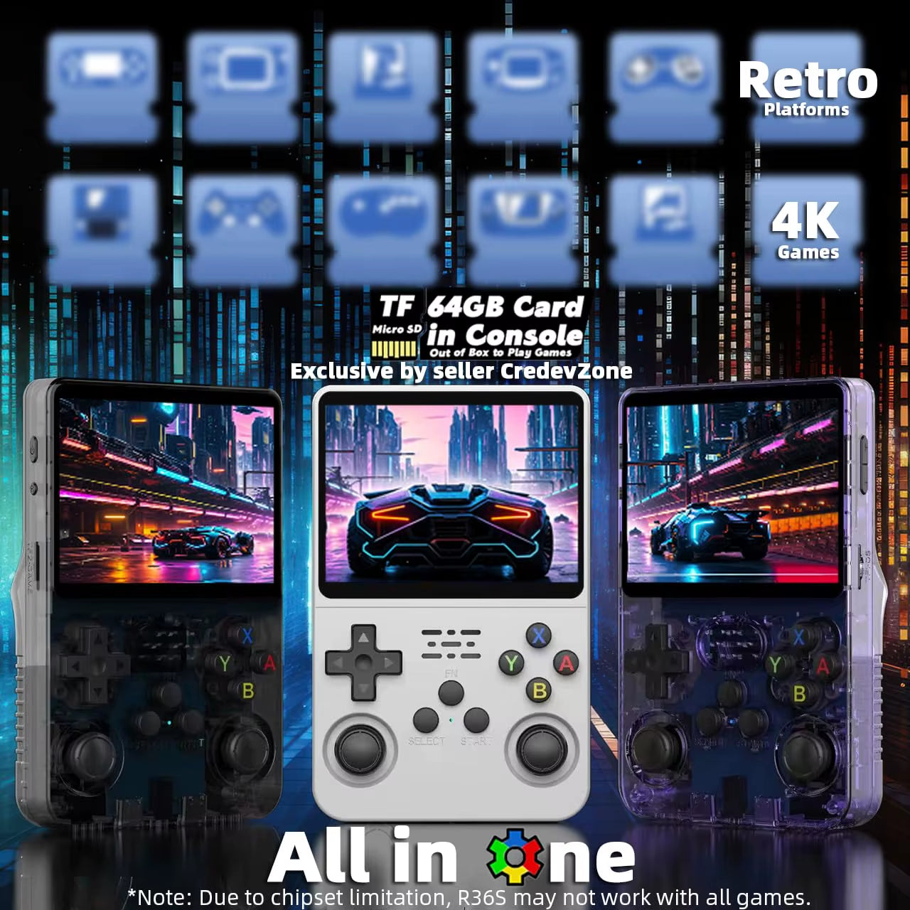 R36S Retro Game Console Handheld Video Game