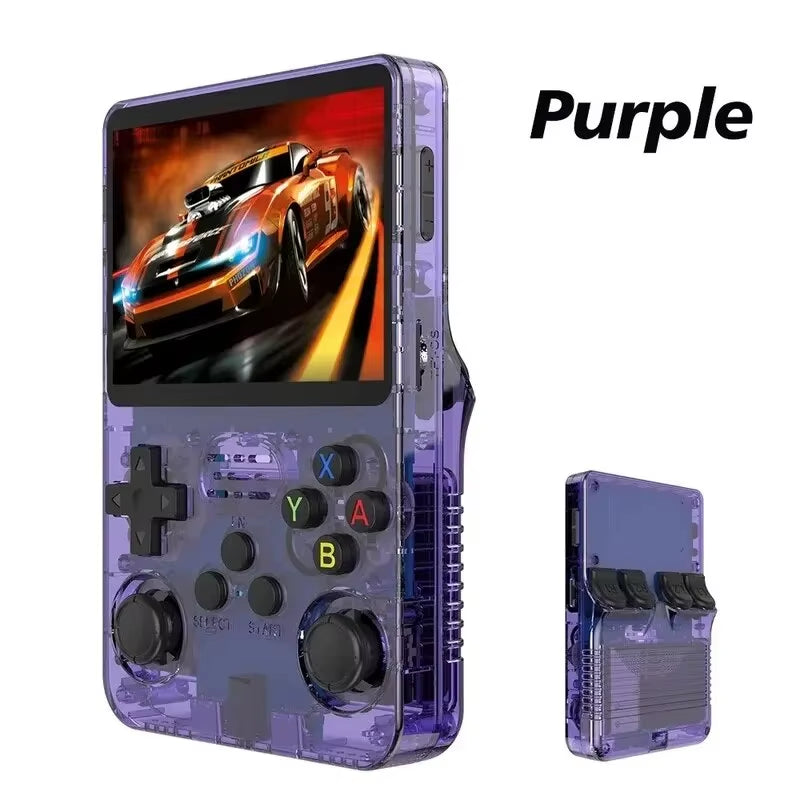 Ultimate Open Source R36S Retro Handheld Game Console - 3.5" IPS Screen, Portable with 64GB Game Library!