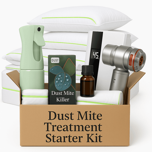 Dust Mite Treatment Kit – Complete Allergy Protection - Bed + Room