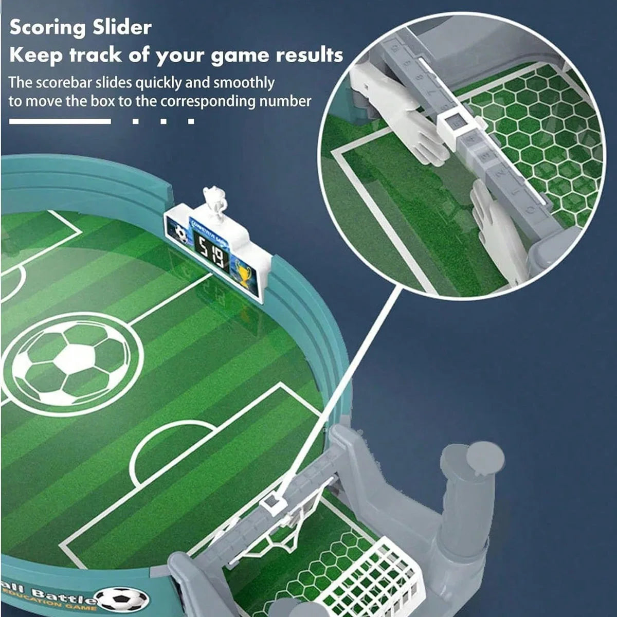 Exciting Table Football Game for Two - Perfect Parent-Child Interactive Fun!