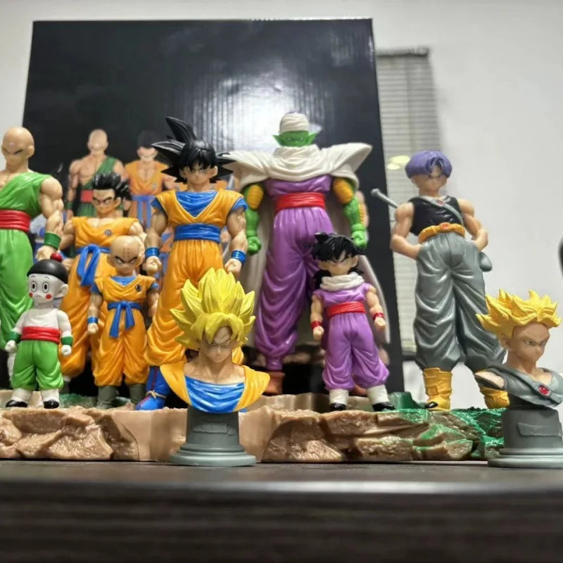 Dragon Ball 34Cm Infinite Z Warrior Complete Set Wukong Wufan Beijita Handmade Statue Model Gk Handmade Gift Scene Ornament Toy
