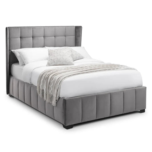 Mareike Upholstered Panel Bed with Mattress