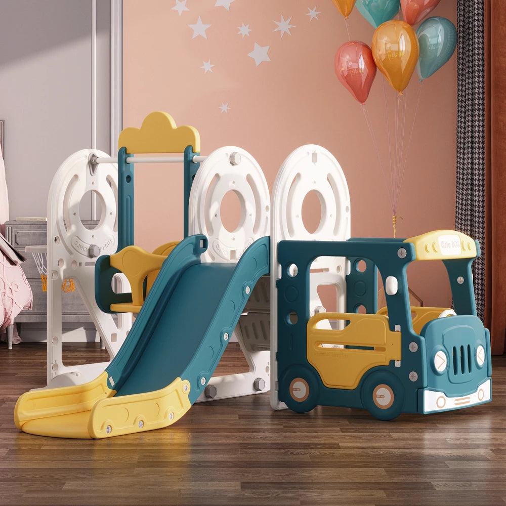 Kidkid 3-in-1 Toddler Swing and Slide Climber Playset - Perfect for Indoor & Outdoor Fun for Ages 3-6!
