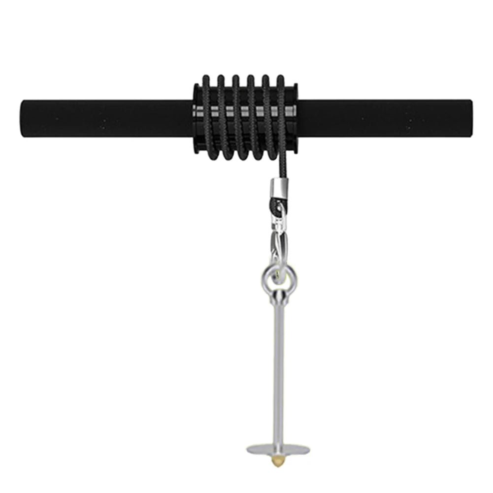 Wrist Trainer Pulldown Bar Thickened Sponge Grip Forearm Muscle Strength Workout Bar Bodybuilding Portable Fitness Equipment