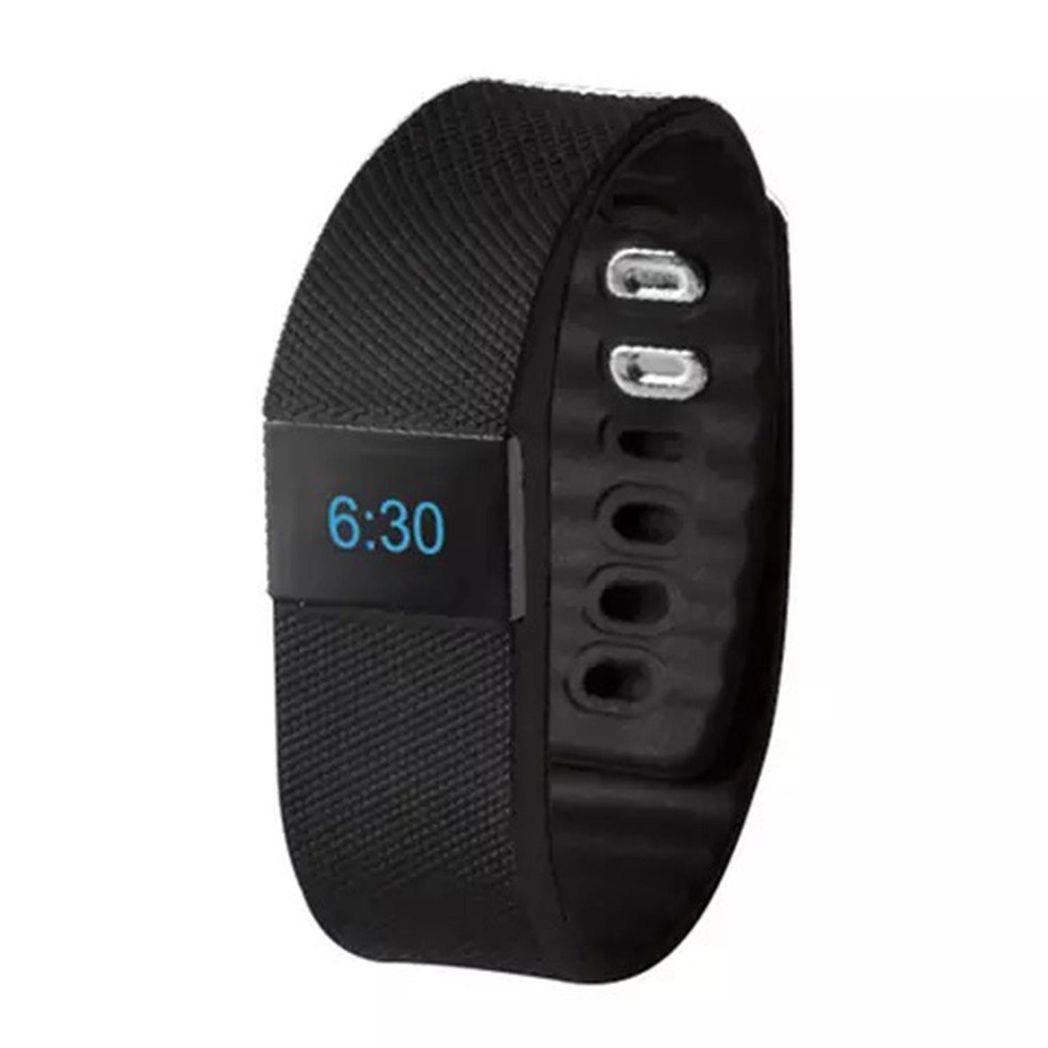 BAS-Tek Classic Bluetooth Fitness Tracker - Sleek Black Wellness Companion