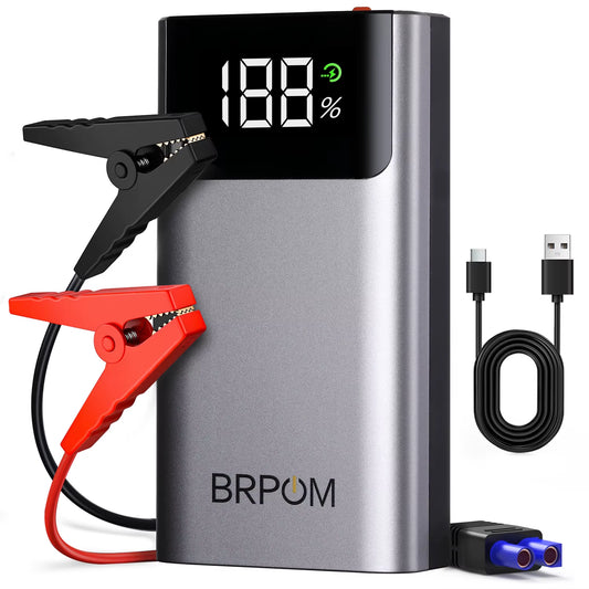 4000A Car Jump Starter 3-In-1 Portable Car Battery Booster Power Bank LED Lighting Small Battery Starter Device for 12V Car