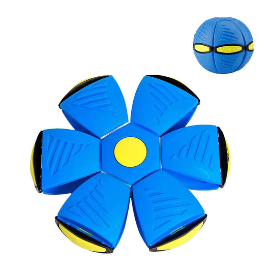 Unleash the Fun with Our Flying Saucer Ball - Perfect for Outdoor Playtime with Your Dog! 🐾🌟 #PetToys #DogLovers #OutdoorFun