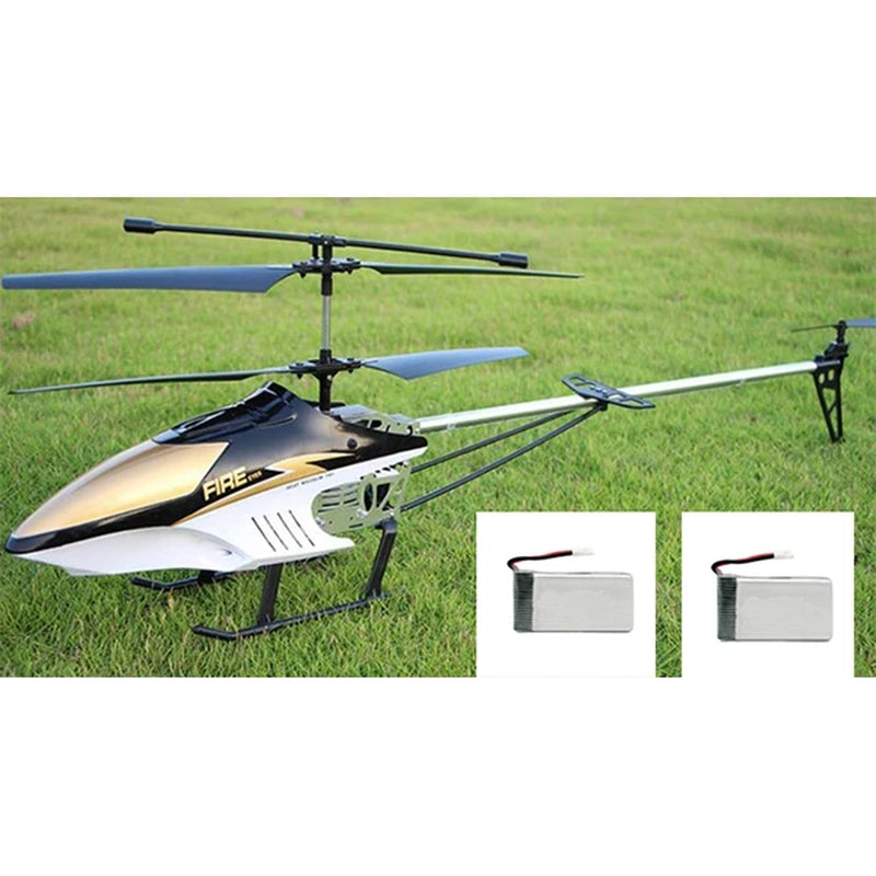 Extra Large 3.5CH RC Helicopter - Durable Remote Control Drone with Fast Charging