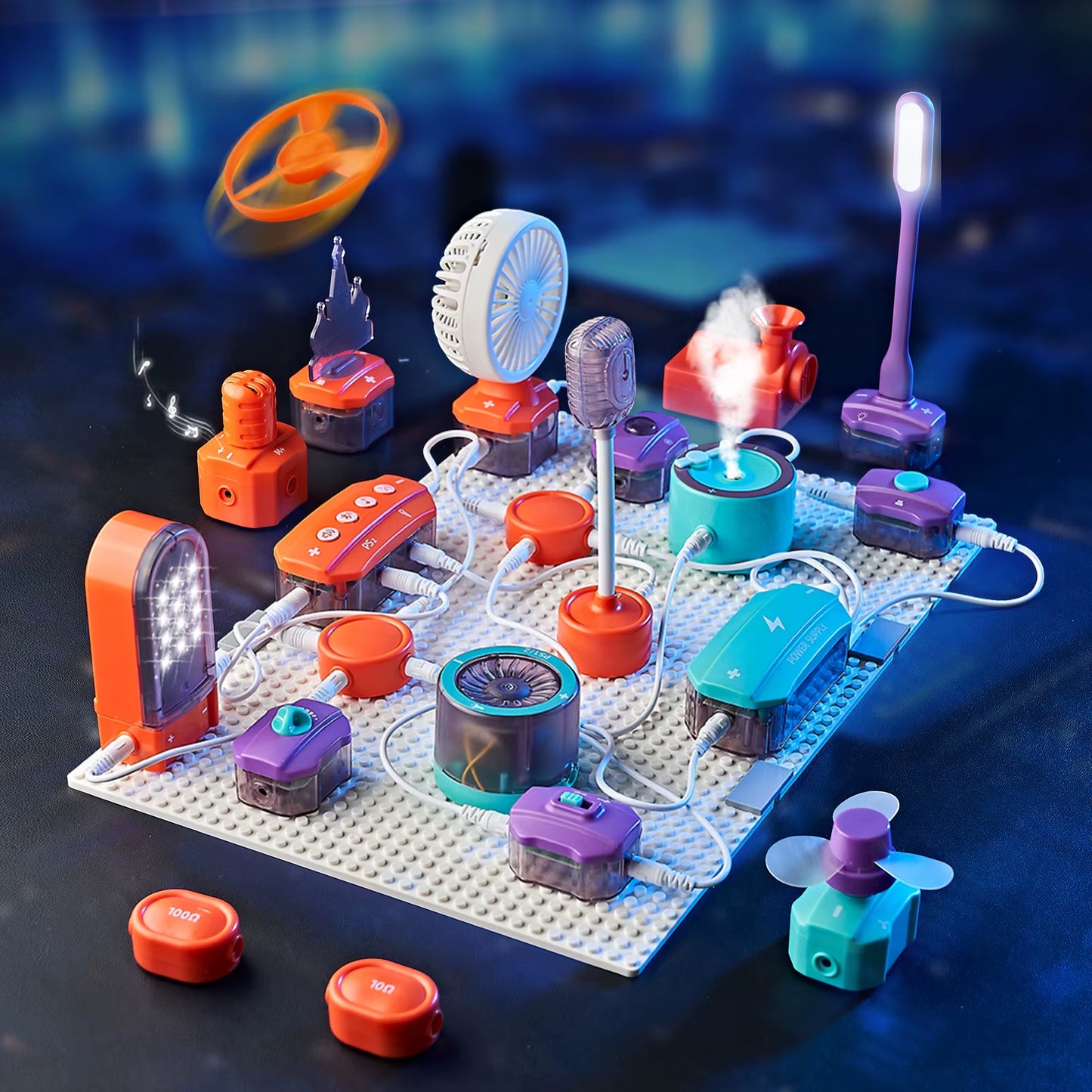 VATOS Science Circuit DIY Electronics Kit - 150+ Fun Physics Experiments for Kids Ages 6+