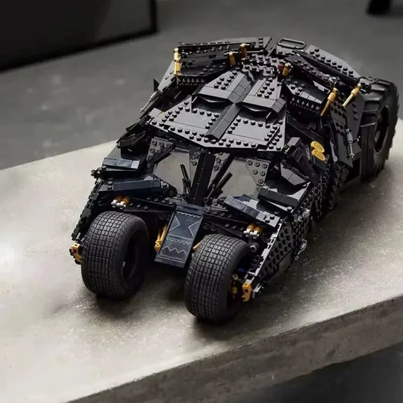 Technology 1:10 Dark Knight Chariot 76240 Batmobile Model Building Blocks 2049Pcs Mechanical Set Assembly Toy Boy Birthday Gift