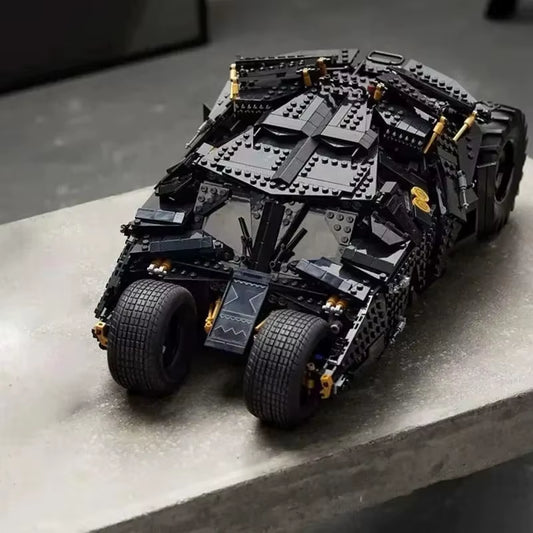 Technology 1:10 Dark Knight Chariot 76240 Batmobile Model Building Blocks 2049Pcs Mechanical Set Assembly Toy Boy Birthday Gift